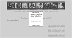 Desktop Screenshot of dominatrice-paris.com