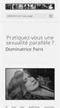 Mobile Screenshot of dominatrice-paris.com