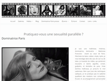 Tablet Screenshot of dominatrice-paris.com